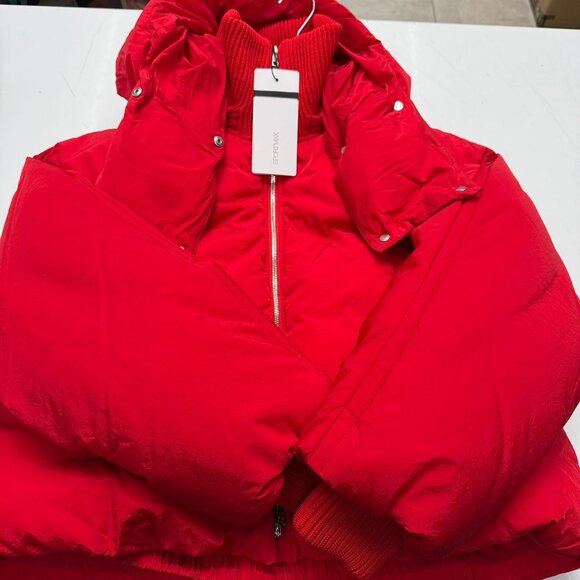 Max Mara Sportmax Anti-Drip Short Down Jacket tag size 40 Women - Picture 7 of 9